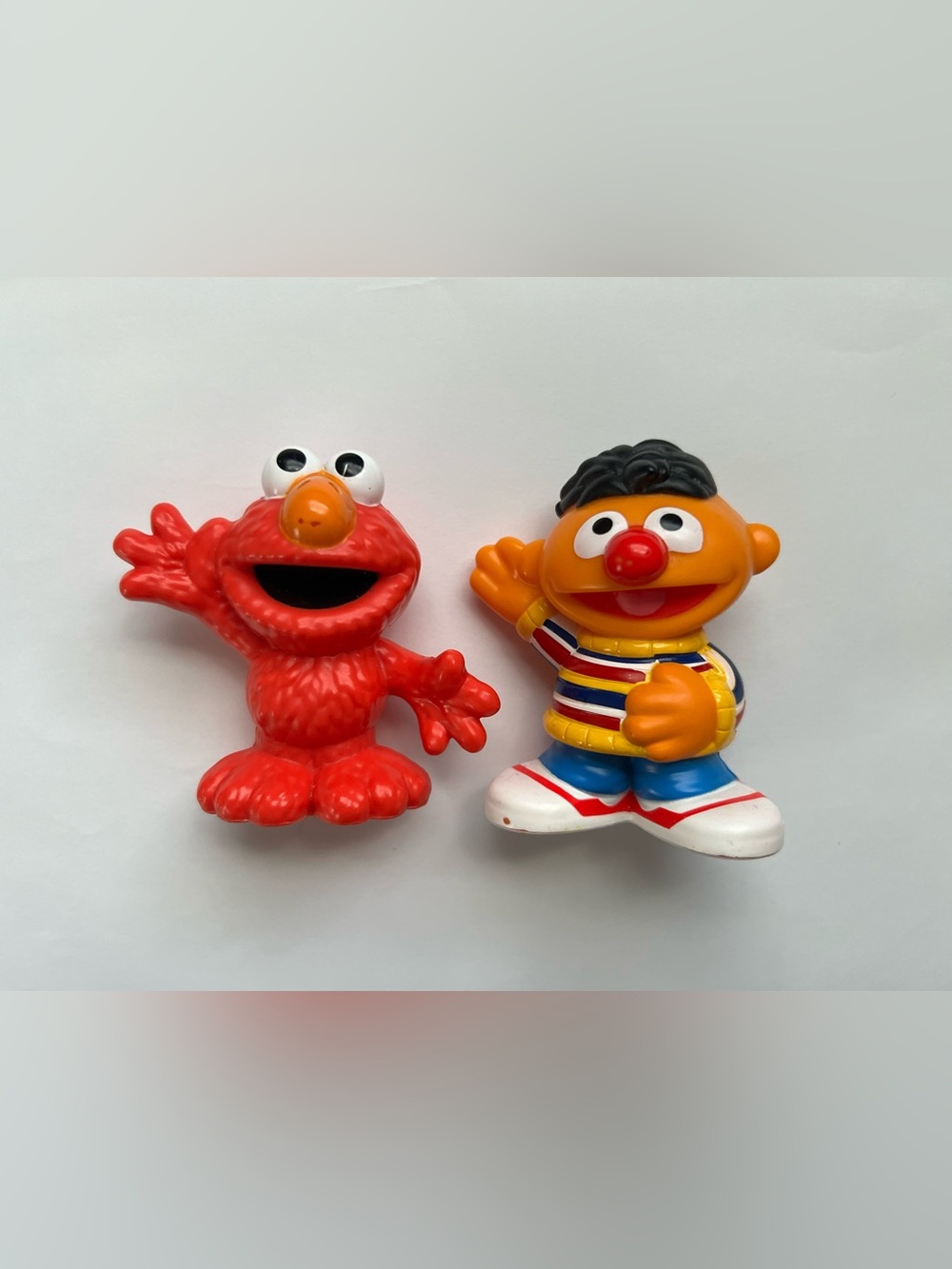 Sesame Street Mini Figures Lot of 2 (Elmo and Ernie)